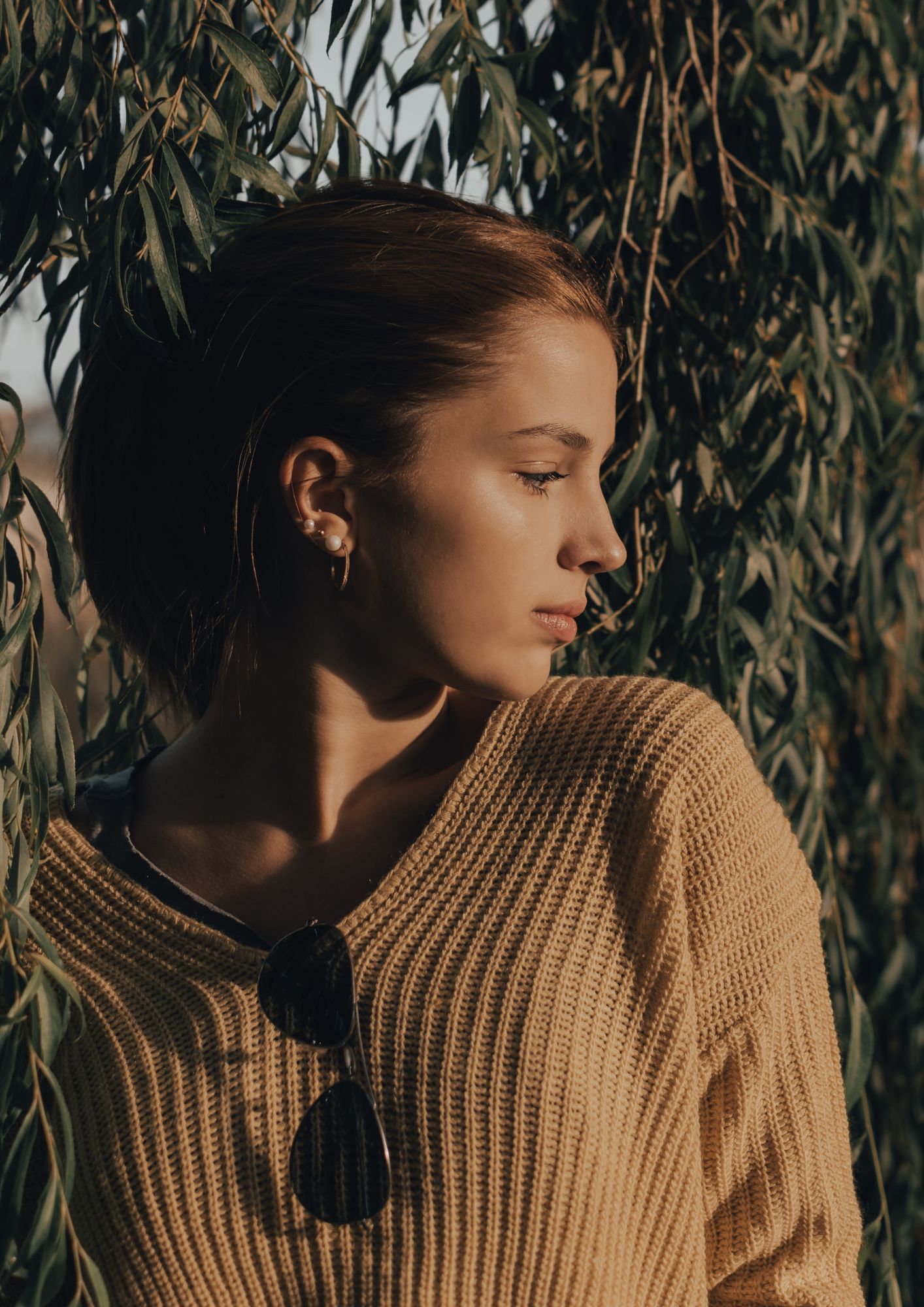 Cara perfil chica