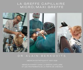 Greffe de cheveux - Dr Alain Berkovits