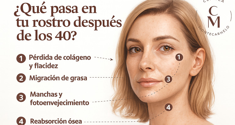 Qué ocurre en tu rostro a partir de los 40: el verdadero origen del envejecimiento y cómo mejorarlo antes del lifting facial