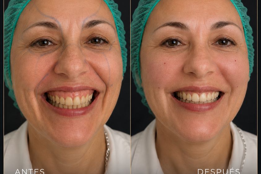 Rejuvenecimiento facial antes y después - 881110