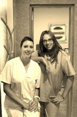 Enfermera Noé y la Dra. Adriana Antesola más que un equipo.