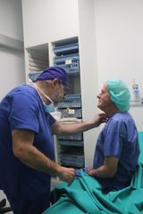 Preo de cirugía con el Dr. Sanz