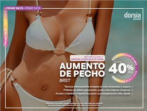AUMENTO DE PECHO CON MÁS DE UN 40% DE DESCUENTO