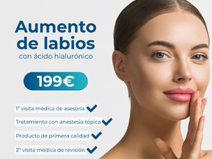 Aumento de labios por 199€