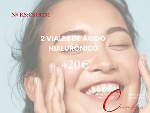 2 Viales de ácido hialurónico