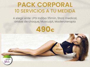 Pack Corporal 10 servicios a tu medida 490€