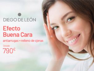 Efecto buena cara (antiarrugas + relleno de ojeras)