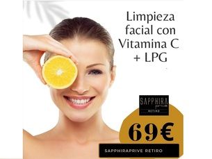 Limpieza facial con vitamina C + LPG