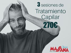 3 sesiones de Tratamiento Capilar por 270€
