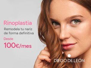 Remodela tu nariz desde 100€ /mes