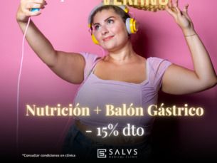 15% dto en balón gástrico + nutrición