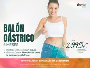 BALÓN GÁSTRICO CON MÁS DE UN 30% DE DESCUENTO