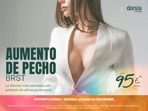 AUMENTO DE PECHO POR SÓLO 95€/MES