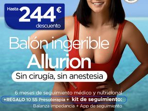 Balón Ingerible Allurion: sin anestesia, sin cirugía, sin endoscopia