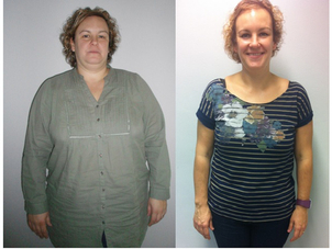 antes y después pose