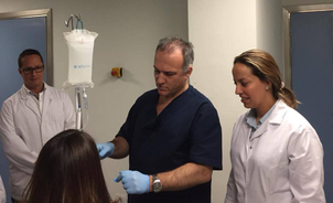 La colocación del balón gástrico