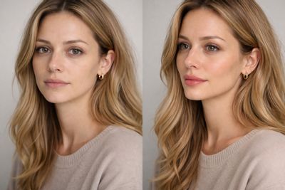 Antes y después de Ácido hialurónico