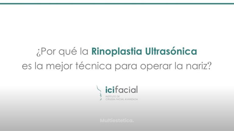 Rinoplastia ultrasónica: la mejor técnica para operar la nariz. Dr. Macía, Icifacial