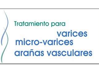 Tratamiento para varices, micro-varices y arañas vasculares