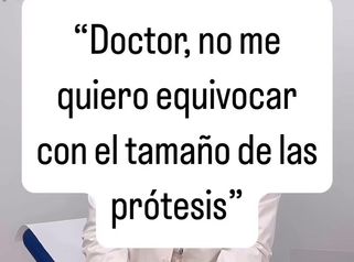 Tamaño de prótesis