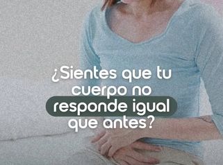 ¿Sientes que tu cuerpo ya no responde como antes🤔Fatiga constante, flacidez, cambios físicos