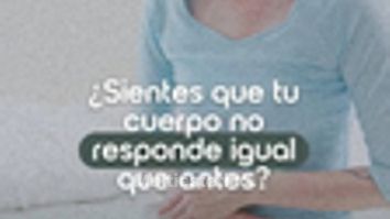 ¿Sientes que tu cuerpo ya no responde como antes🤔Fatiga constante, flacidez, cambios físicos