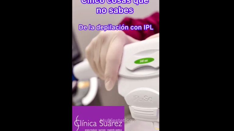 Depilación IPL - Clínica Suárez
