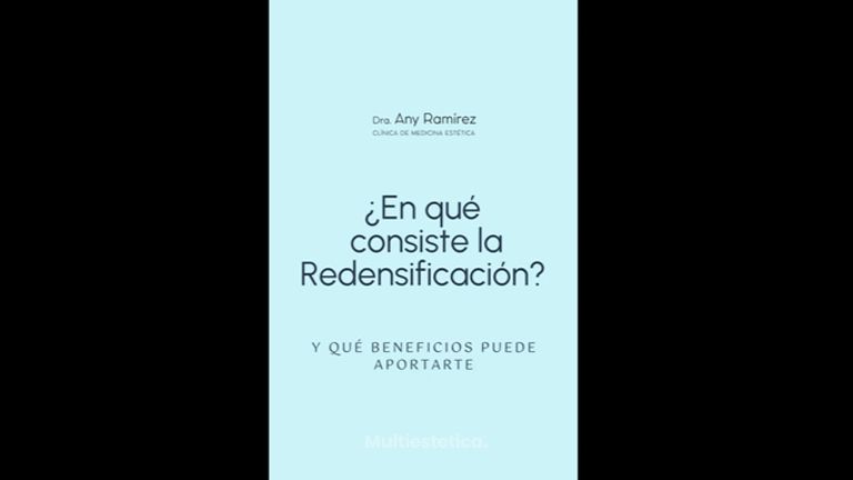 Redensificación - Dra. Any Ramírez