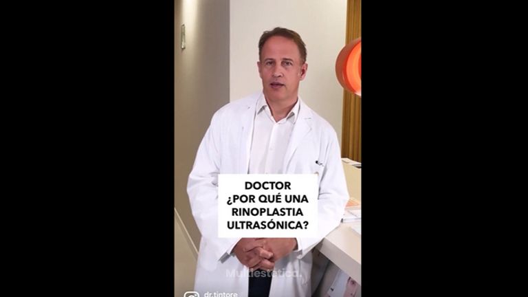 Rinoplastia ultrasónica - Doctor Xavier Tintoré