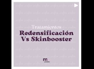 Tratamientos Redensificación vs. Skinbooster - Clínica Amédic