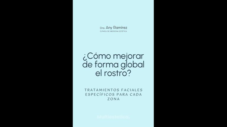 ¿Cómo mejorar la forma global del rostro? - Dra. Any Ramírez