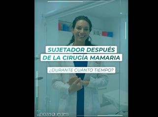 Sujetador después de la cirugía mamaria - Dra. Estefanía Poza Guedes
