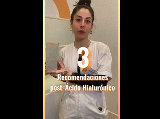 3 recomendaciones pots-ácido hialurónico - CLINICAS DH Clínicas Médico - Estéticas Zaragoza