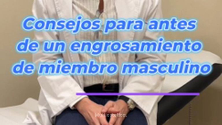 Consejos para antes de un engrosamiento de pene