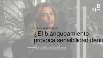 ¿El blanqueamiento provoca sensibilidad dental?