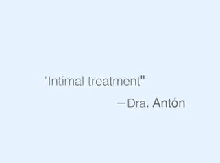 Dra. Antón | Intimal treatment
