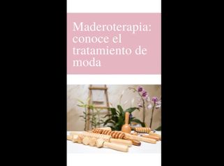 Maderoterapia - Clínica Gove