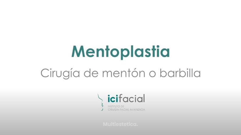 Mentoplastia: Cirugía del mentón o barbilla por Dr. Macia Colón de Icifacial