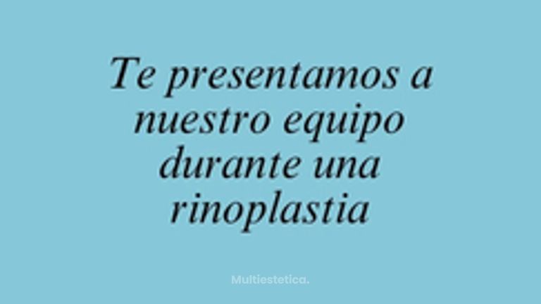 Dr. José Rey Vasalo - ¿Sabes quién te acompaña durante una rinoplastia🧑🏻